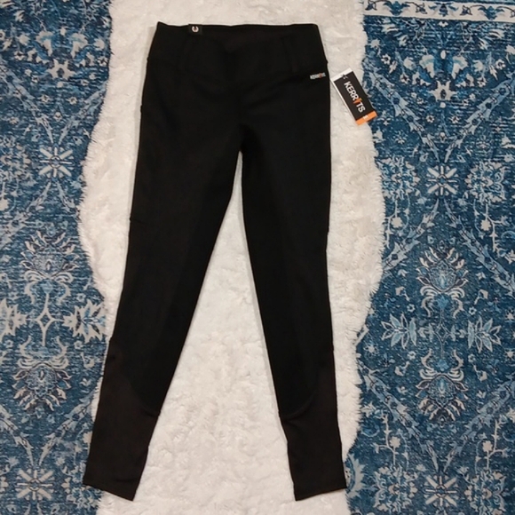 New Kerrits Sit tight windpro full seat black leggings women's medium - Picture 2 of 12